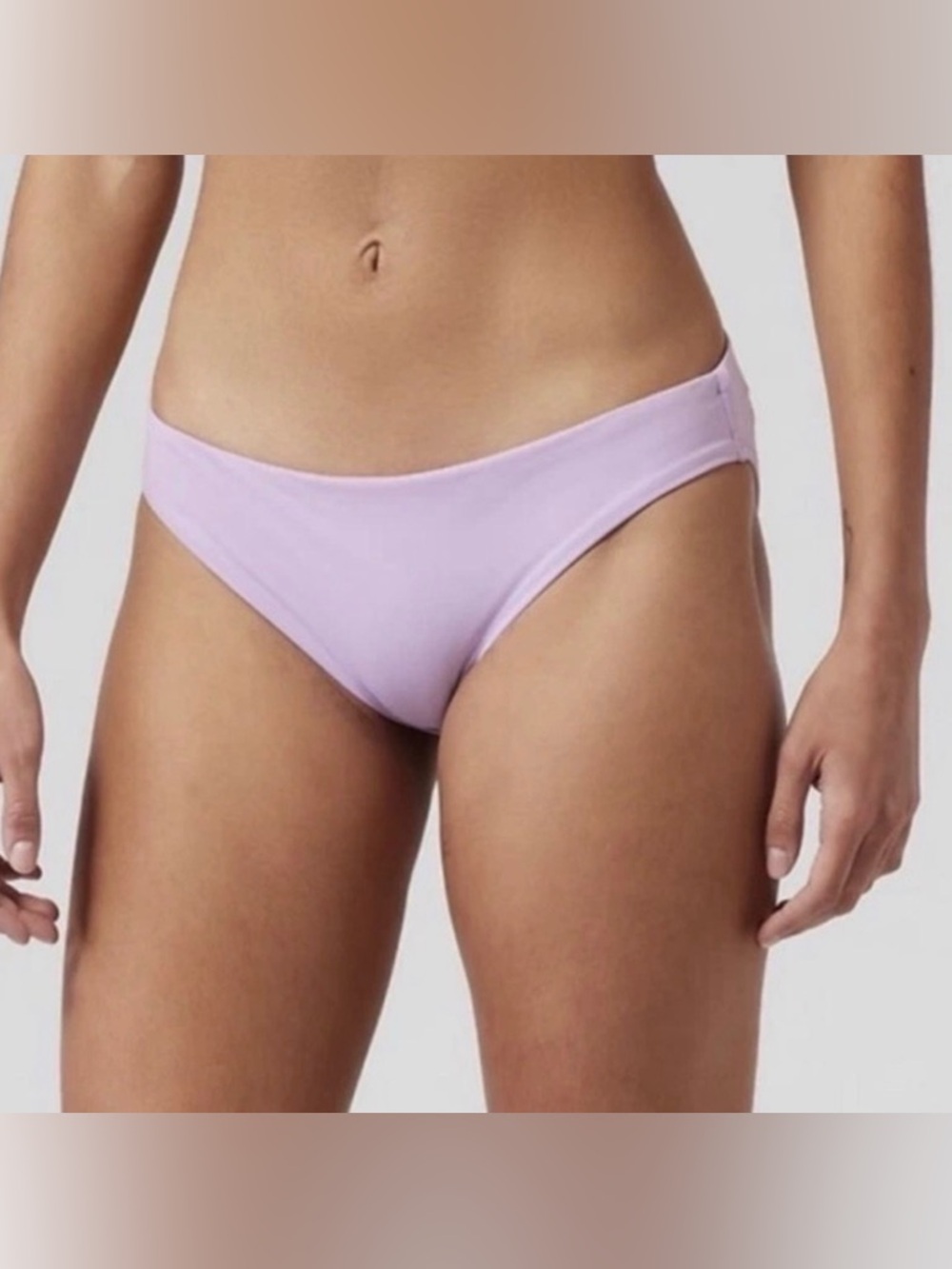 Athleta Clean Medium Bikini Bottom “Elfin Purple" Lavender